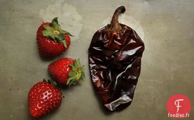 Fraises Confites Aux Piments