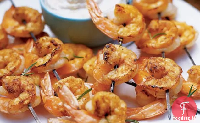 Crevettes Grillées à la Sauce Tarator
