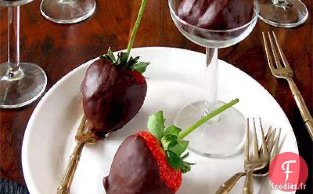 Fraises Trempées au Chocolat au Chili