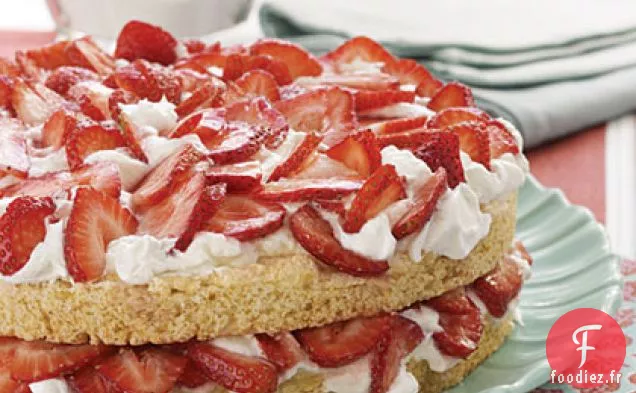 Shortcake Frais aux Fraises