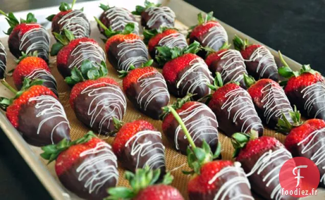 Fraises Enrobées De Chocolat