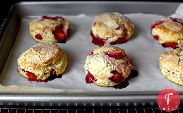 Fraises Et Biscuits À La Crème