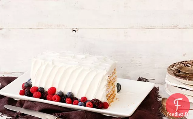Gâteau Glacé aux Fraises