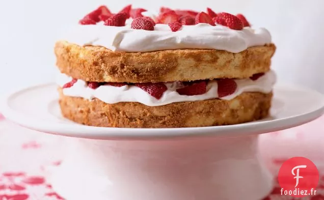 Shortcake aux Fraises avec Sauce à l'Anis Étoilé