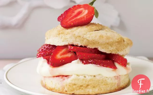 Shortcakes aux Fraises à la Crème de Citron Meyer