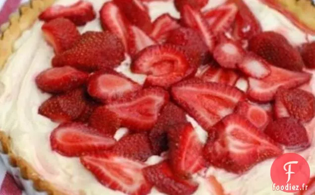 Tarte à la Crème aux Fraises Et Au Citron
