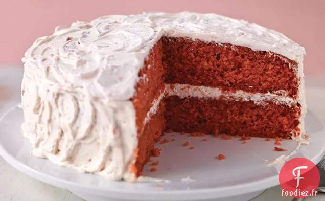 Gâteau aux Fraises Sucrées