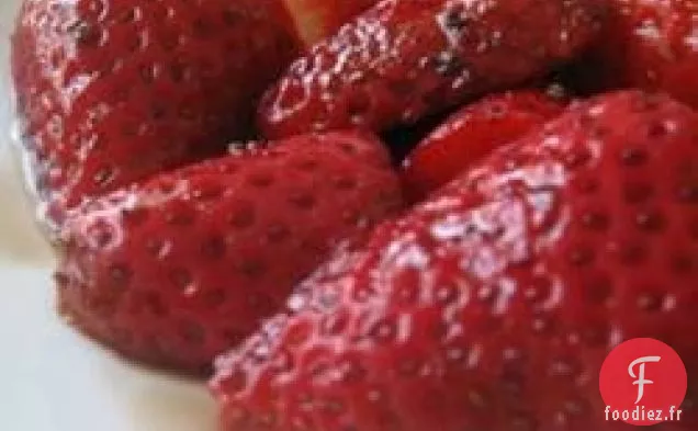 Fraises au Vinaigre Balsamique