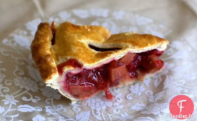 Tarte fraise-rhubarbe, Améliorée