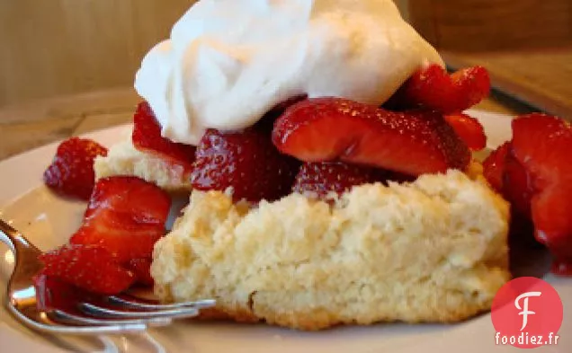 Shortcake aux fraises de Weston