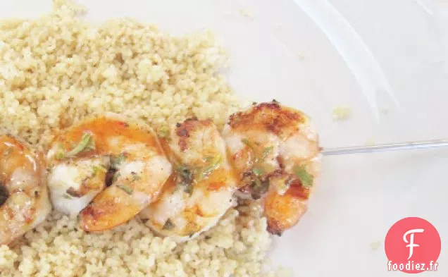 Crevettes Grillées Avec Vinaigrette Aux Agrumes - sambal-oelek