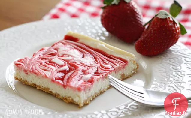 Gâteau au fromage à la Fraise Faible en gras