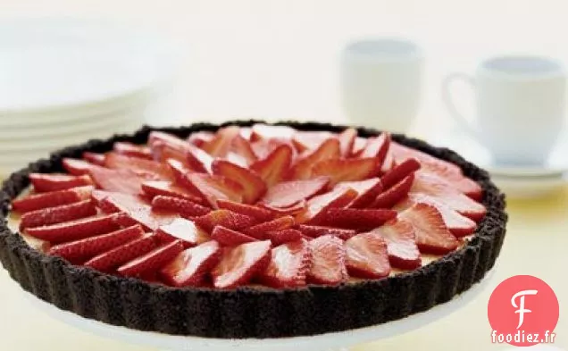 Tarte au Mascarpone aux Fraises