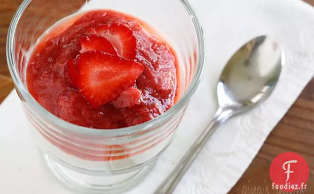 Compote de Rhubarbe aux Fraises