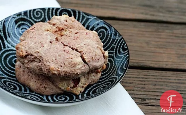 Scones À La Fraise Et À La Crème