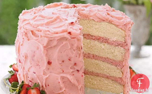 Gâteau Mousse Aux Fraises