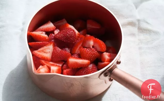 Thé Vert Glacé à la Fraise