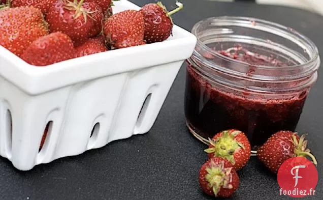Confiture de Vin Rouge aux Fraises