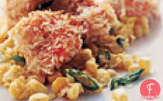 Crevettes Chipotle Croquantes Avec Maïs Et Oignons Verts