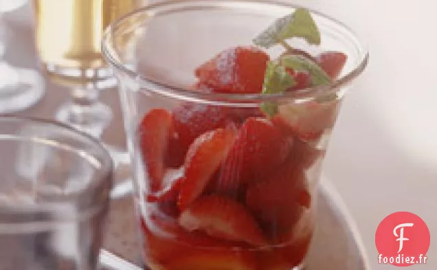Fraises Et Sirop De Vanille