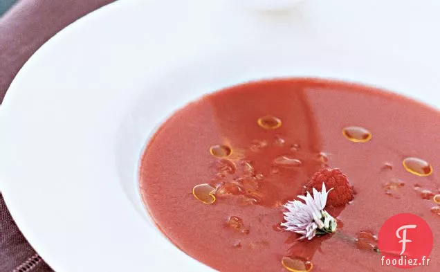 Gaspacho aux Fraises, Tomates et Fenouil