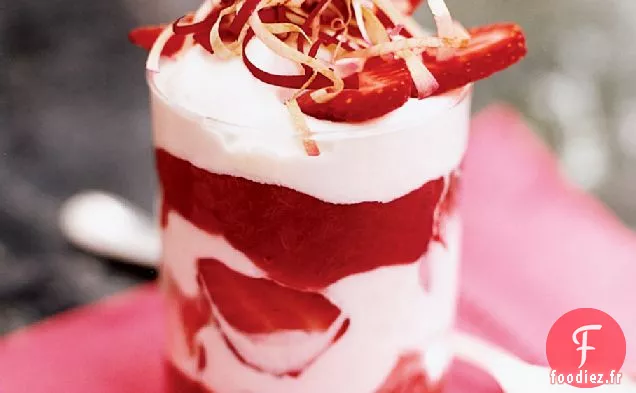 Fou de Fraise, Rhubarbe et Rose
