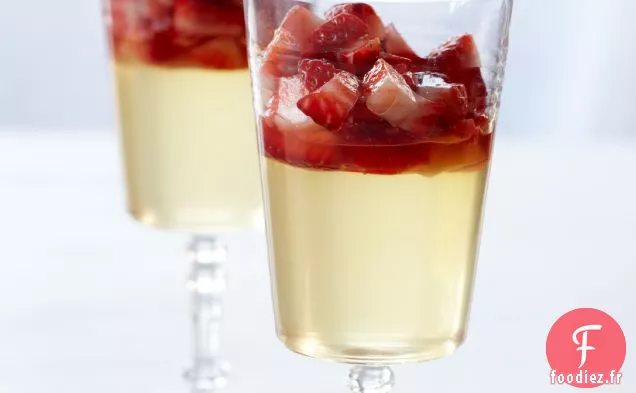 Gelée de Riesling à la Conserve de Fraises