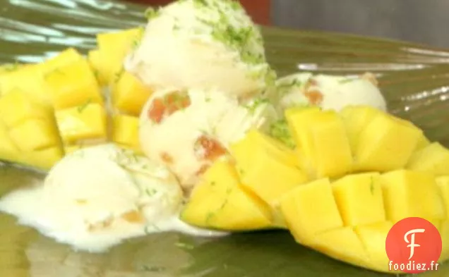 Mangue au Sirop Gingembre-Menthe