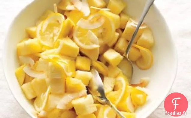Salade D'Ananas, Mangue Et Citron Meyer