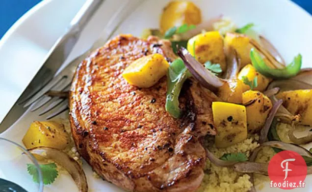 Côtelettes de Porc à la Mangue et au Paprika