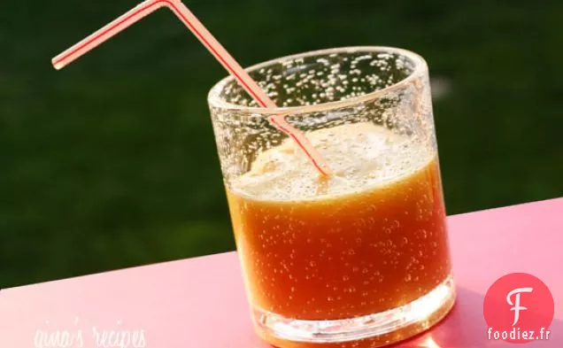 Smoothie à la Mangue et à la Pêche