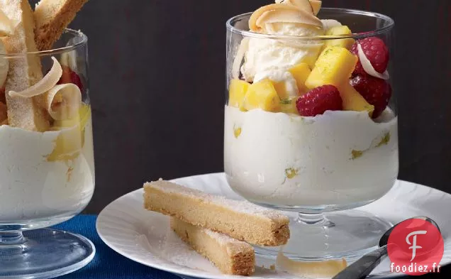 Sundaes Aux Fruits Tropicaux