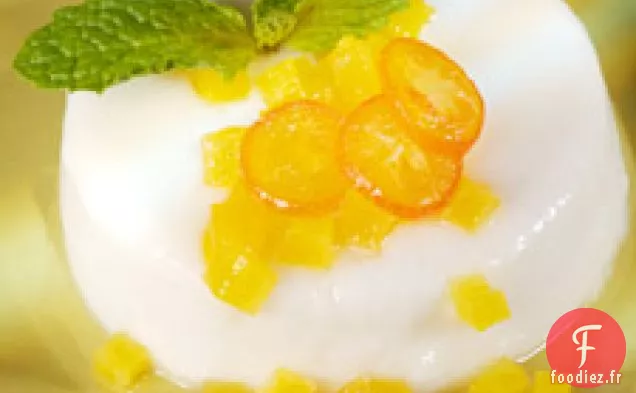 Tembleque À La Relish Mangue-kumquat