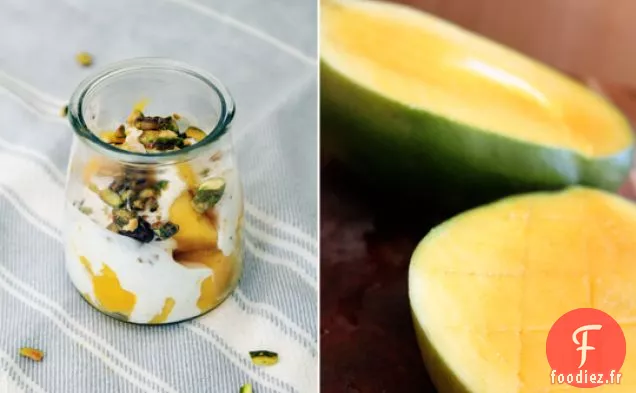 Un Régal À La Mangue Pour Rompre Le Jeûne