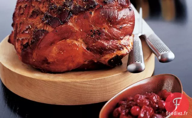 Jambon Fumé Épicé au Chutney Mangue-Canneberges