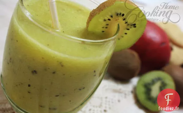 Shake Au Kiwi Et À La Mangue