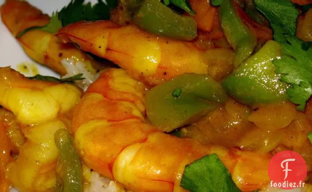 Soupers Simples: Crevettes au Curry avec Riz Brun