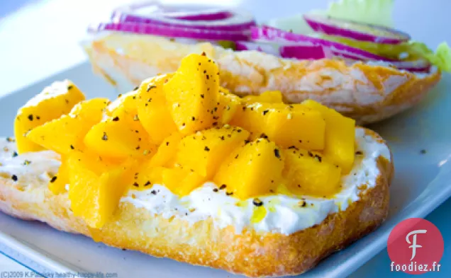 Crème Croustillante à la Mangue
