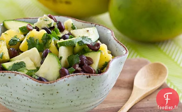 Salade de Haricots Noirs à la Mangue