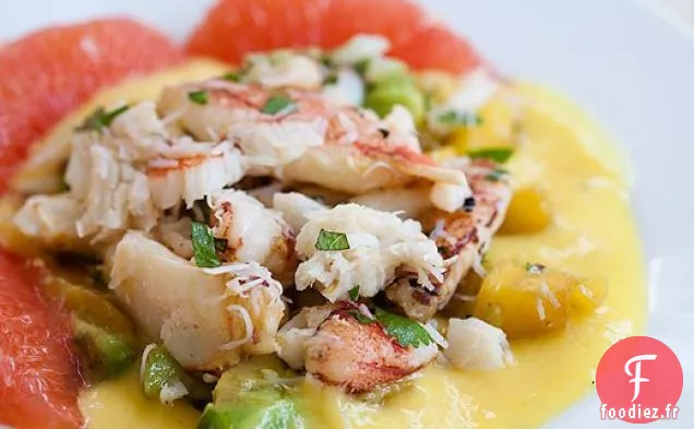 Salade De Mangue De Crabe Et D'Avocat
