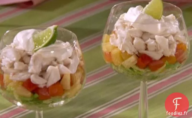 Salade de Crabe avec Salsa à la Mangue