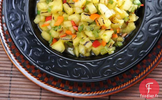 Salsa à la Mangue à l'Ananas Grillé