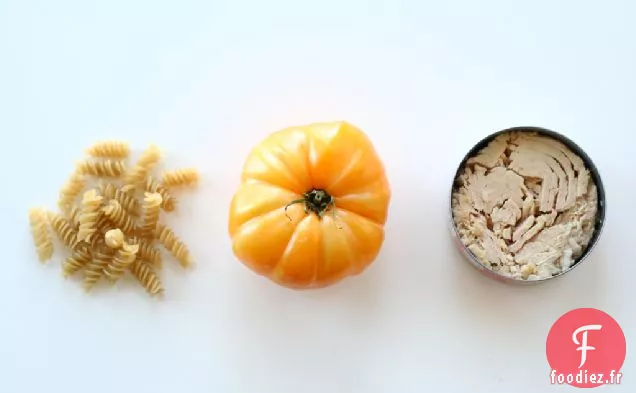 Pâtes Au Tonnato Et À La Tomate