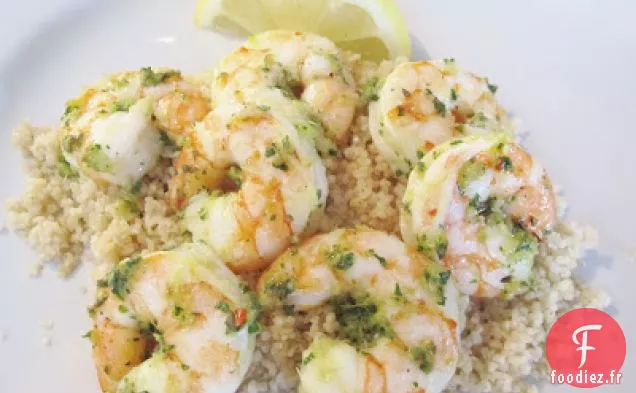 Crevettes Géantes grillées aux Herbes citronnées
