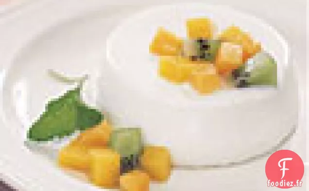 Panna Cotta au Babeurre aux Fruits Tropicaux