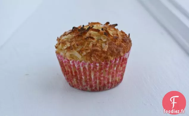 Muffins en Trio Tropical (noix de coco, Ananas et Mangue)