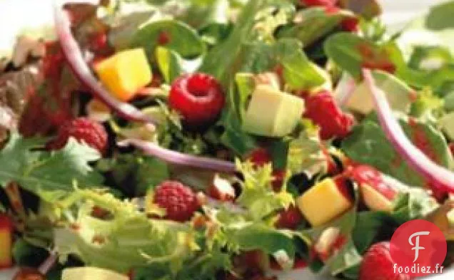 Salade Framboise, Avocat et Mangue