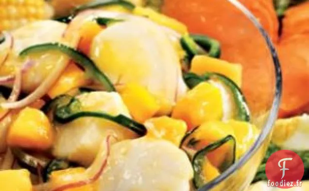 Ceviche de Saint-Jacques Et Mangue