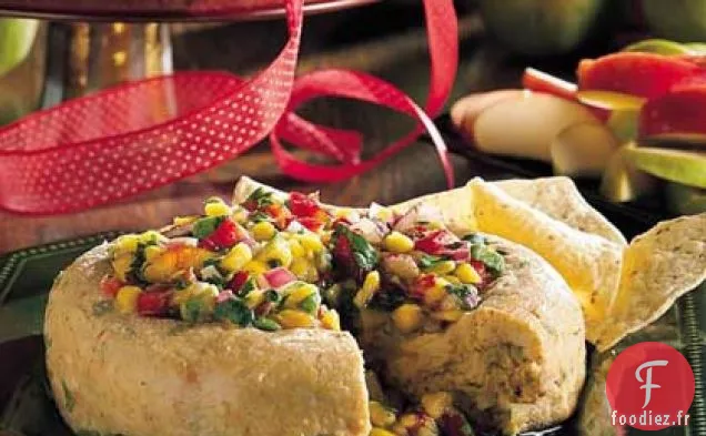 Chili Vert Fumé - Fromage Cheddar avec Salsa Avocat-Mangue