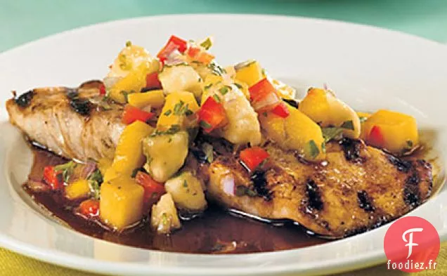 Sériole à la Salsa Mangue-Banane